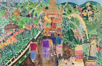 Procession, Peliatan, Bali by Hilary Simon